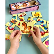 Дитяча розвиваюча гра Комодик – рахунок 2 (банан, абрикос, груша, полуниця, гарбуз, огірок, помідор,