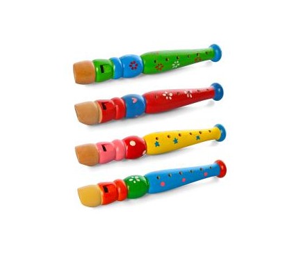 Дерев'яна іграшка Дудка MD 2300 (4 кольори, кул., 20-3-3 см.