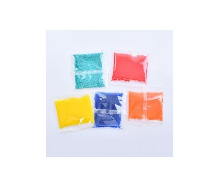 Кулі TD2023130  водяні, 5 кольорів, у пакеті, 8-8-0,5см, упаковка пакет 20шт(пакетів)