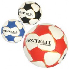 М'яч футбольний 2500-187 (розмір5,ПУ1,4мм,ручн.робота,32панелі,400-420г,3 кольори,кул