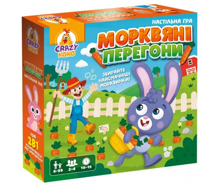 Гра настільна Vladi Toys маршрутна. Морквяні перегони. VT8055-33 (укр)