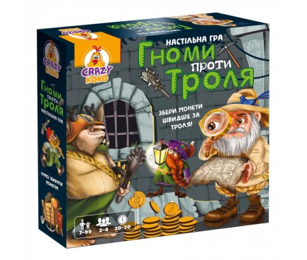 Гра настільна Vladi Toys розважальна. Гноми проти троля. VT8055-36 (укр)