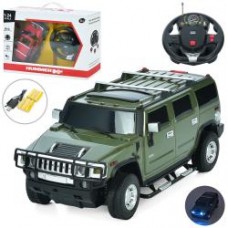 Джип 27020A р/к, Hummer H2, 1:24, акум, 21см, світло, гумові колеса, USBзарядне, 2 кольори, в