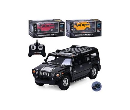 Джип 866-378H2 (1:24, HUMMER, р/к2,4G, 20см, світло,гумові колеса, 3 кольори, на бат-ці, в кор