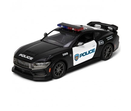 Модель легкова FORD MUSTANG DARK-HORSE 5'' KT5455FWP Police метал.інерц.відкр.дв.кор./