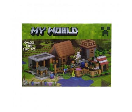 Конструктор Minecraft My World (1180 деталей) 8502