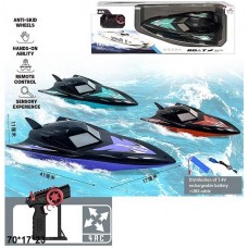 Катер 911-721A швидкісний акум.USB.3кол.кор.40*17*23