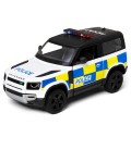 Модель джип LAND ROVER DEFENDER 90 5'' KT5428WP Police метал.інерц.відкр.дв.кор.
