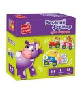 Гра розвиваюча Vladi Toys з липучками. "Веселий фермер". VT2100-13