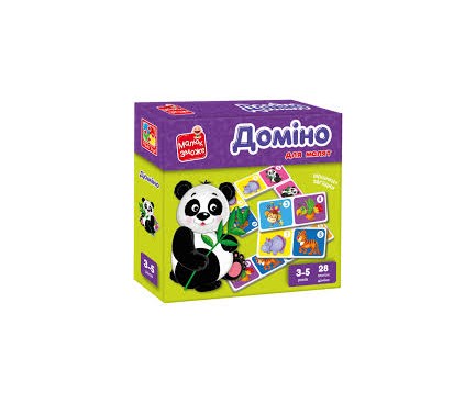 Гра розвиваюча Vladi Toys. Доміно. "Зоопарк". VT2100-07