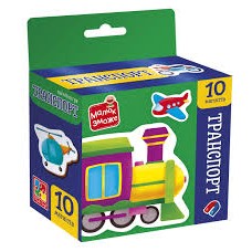Гра розвиваюча Vladi Toys набір магнітів. "Транспорт" VT3106-35