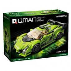 Конструктор Qman 91005  гонка, машина, 15-7,6-4,5см, 348дет, в кор-ці, 35-256,5см