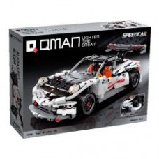 Конструктор Qman 91008 гонка, машина, 798дет, в кор-ці, 52-34-6,5см